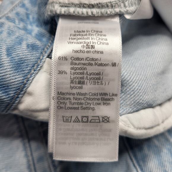 Madewell Curvy Harlow Wide Leg Airy Trouser Jeans Light Noll Wash Baggy 27 - Picture 12 of 12